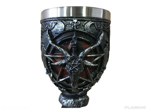 Бокал для Вина Кружка Чашка Череп Сатана Бафомет Игра Престолов Game Of Thrones Кубок... | Зображення 3