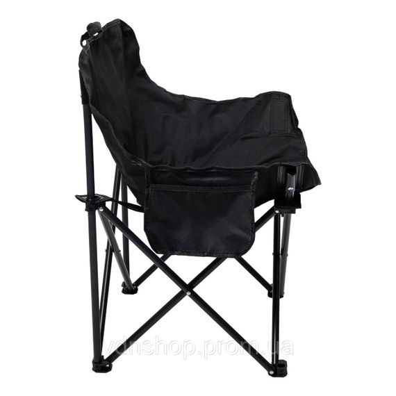 Кресло раскладное туристическое 47х58х70 см с карманом Черное SJ-0056-1 | Зображення 2