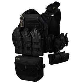 плитоноска Warmor Gen.3 Pro Max + 9 підсумків чорний