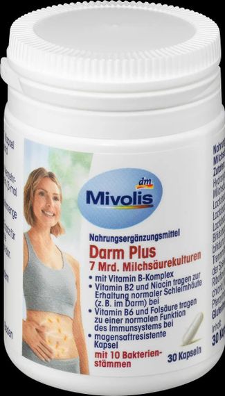 Пробіотик "Mivolis" з 7 мільярдами біфідобактерій для кишківника та роботи імунної системи, 30 шт., Німеччина | Зображення 2