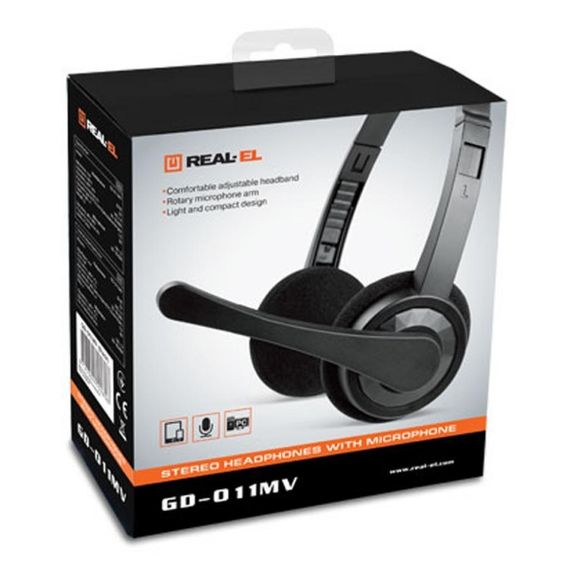 Навушники REAL-EL GD-011MV Black | Зображення 2
