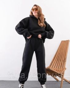 Спортивний костюм для жінок чорний розміри S, M, XXL, 3XL, L, XL FI_009094