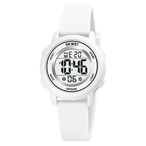 Дитячий годинник Skmei 1721WT White