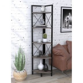 Стеллаж офисный угловой Loft Design L-175  L-175 дуб палена