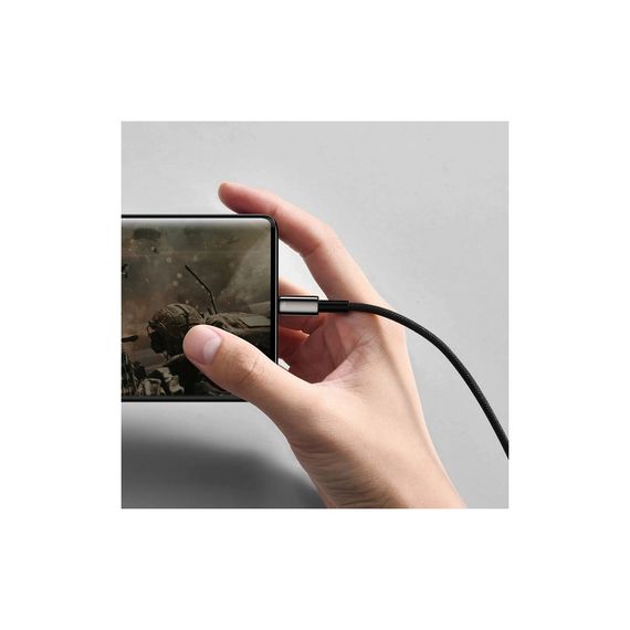 Дата кабель USB 2.0 AM to USB-C 1.0m 100W black Baseus (CAWJ000001) | Зображення 6
