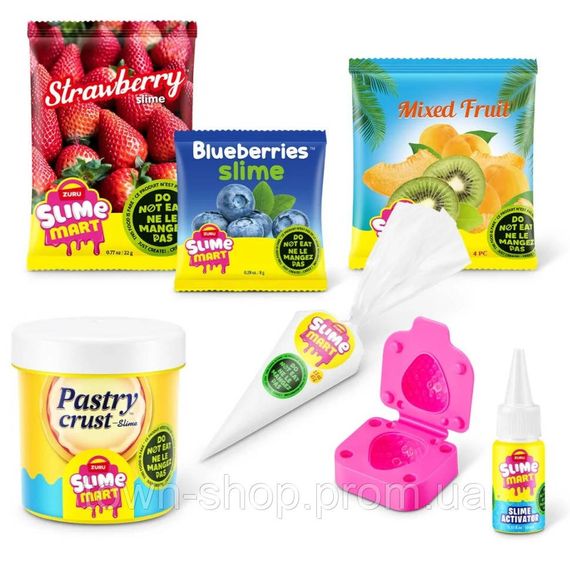 Игровой набор со слаймами "Фруктовый тарт" Slime Mart 15901E серии "Shopping Bag" | Зображення 2