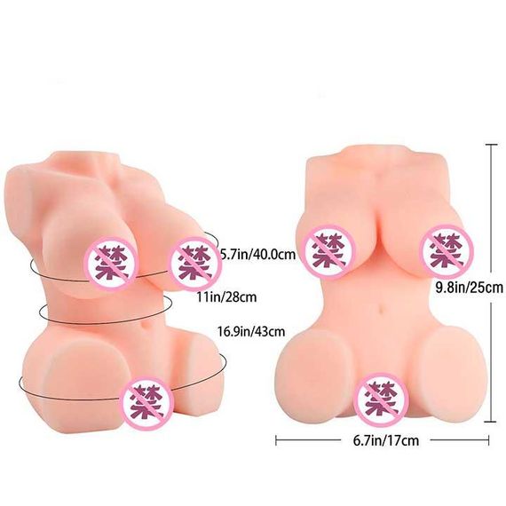 Роскішний мастурбатор "торс Annika" | Зображення 1