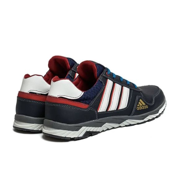 кросівки демісезонні Adidas колір: чорний /білий / червоний | Зображення 1