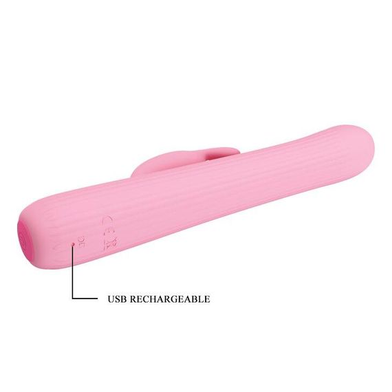 Вібратор з стимулятором клітора і ротацією "JULIAN" BI-014640-1 sexstyle | Зображення 9