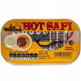 Консерва рибна сардина в пікантному cоусі чилі MK Safi 125 г, ж/б