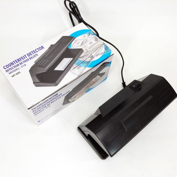 Детектор валют ультрафіолетовий Counterfeit Money Detector UV Ultraviolet Light 318 | Зображення 8