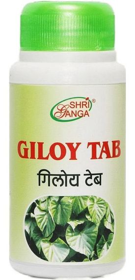 Гилой Шри Ганга, Гудучи,  Giloy Shri Ganga, 120 таб, Стимулирует иммунную систему, противовирусное действие