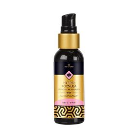 Смазка водно-силиконовая Sensuva Hybrid Cotton Candy (57 мл) без сахара, можно для оральных ласк Sex Aura