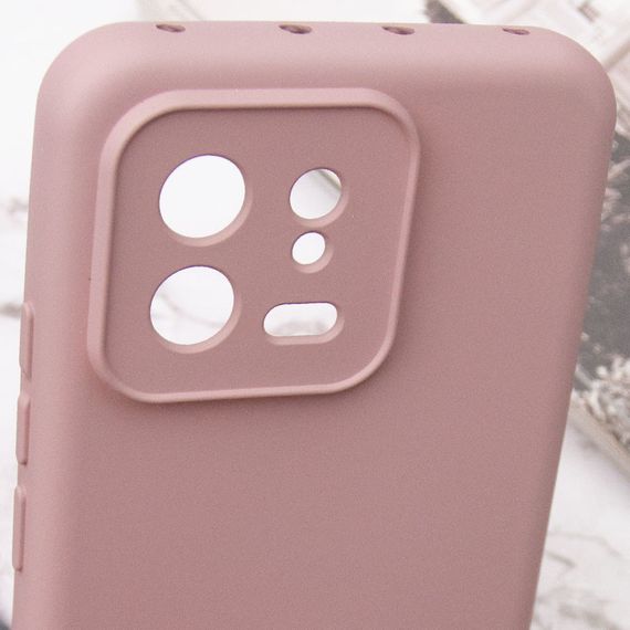 Чехол Silicone Cover Lakshmi Full Camera (A) для Xiaomi 13 Full camera, Рожевий/Pink Sand | Зображення 5