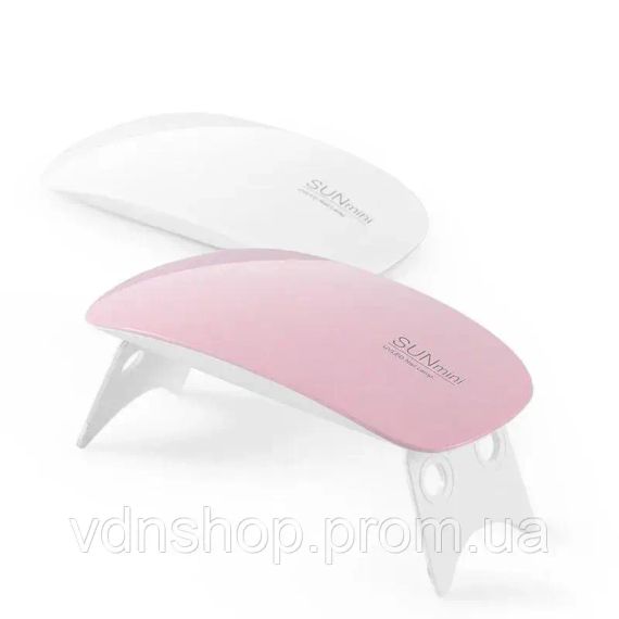 LED+UV Lamp SUN Mini 6W LED лампа для полімеризації гель-лаку | Зображення 2