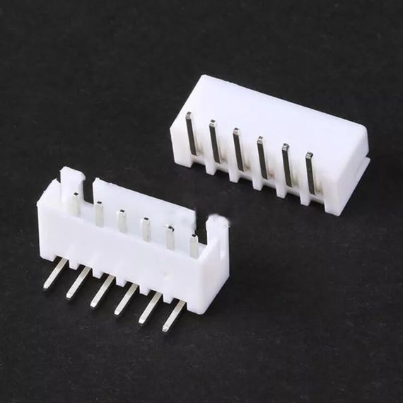Разъем угловой XH 2,54 мм 6-контактный Балансировочный разъем JST-XH2.54 Female 6pin
