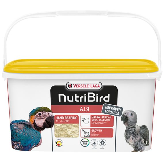 Молоко для вигодовування пташенят великих папуг Versele-Laga NutriBird A19 3 кг