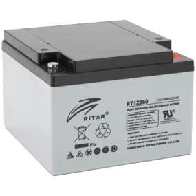Ritar RT12260 (12V26AH) Акумуляторна батарея