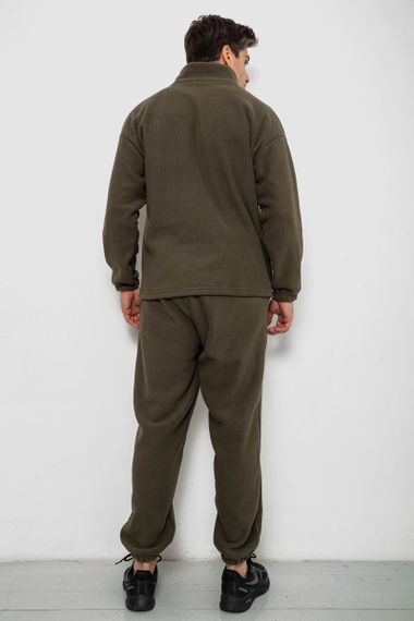 Спортивный костюм мужской на флисе, цвет хаки, 238R58620 | Зображення 3