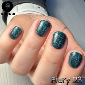 Светоотражающий гель-лак SAGA 23 Fiery 9мл