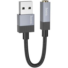 Перехідник Hoco UPA32D Clever USB to 3.5mm Black