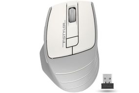 Миша бездротова A4Tech Fstyler FG30 (White),  USB, колір білий