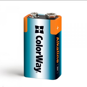 Батарейка щелочная 9V/6LR61 (бл-1шт) ColorWay