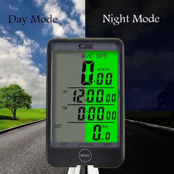 Велокомп'ютер SD-576C бездротовий з підсвічуванням екрану | Зображення 5