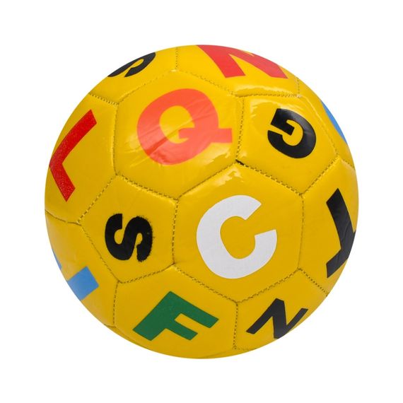 М'яч футбольний Alphabet MS 4833(Yellow) розмір №2, 90 г, у пакеті