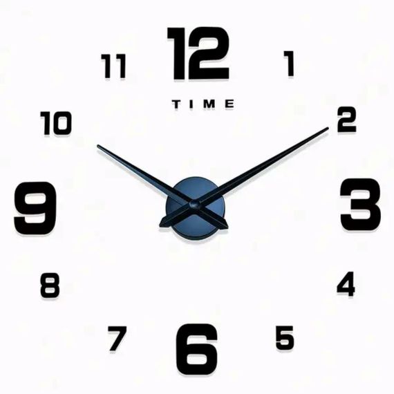 Годинник настінний діаметр 10 см круглий на кухню в стилі лофт HP-3Y-1B