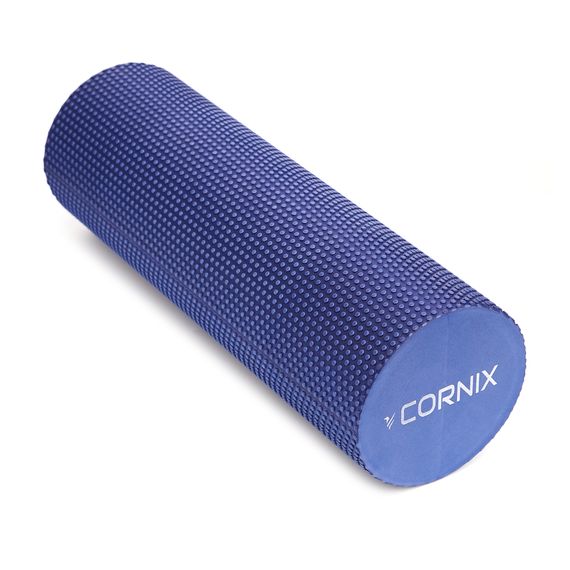 Масажний ролик Cornix EVA+ 45 x 15 см (валик, ролер) XR-0304 Navy Blue | Зображення 3