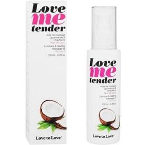 Масажна олія Love To Love LOVE ME TENDER (100 мл) натуральна без консервантів, Noix De Coco