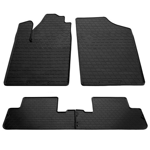 Гумові килимки (Stingray) 2 шт, Premium, Без запаху для Citroen Berlingo 1996-2008 рр | Зображення 1