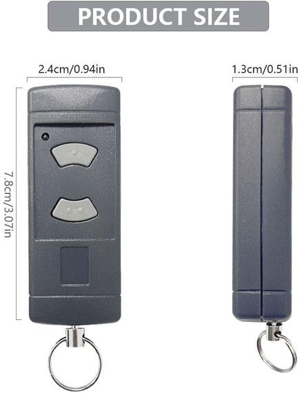 Пульт ZOYDP для Hörmann 40.685 MHz, 2 шт, пульт для гаражних воріт, HSE2-40 HSM4-40 HSE4-40 HS4-40 HS2-40 | Зображення 8