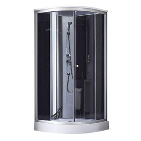 Душовий бокс Lidz Tani SB90x90.SAT.LOW.GR LTSB9090SATLOWGR