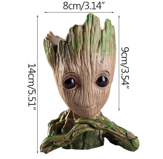 Цветочный горшок кашпо Primo Грут Groot для цветов и канцелярии (GR-02) | Зображення 3