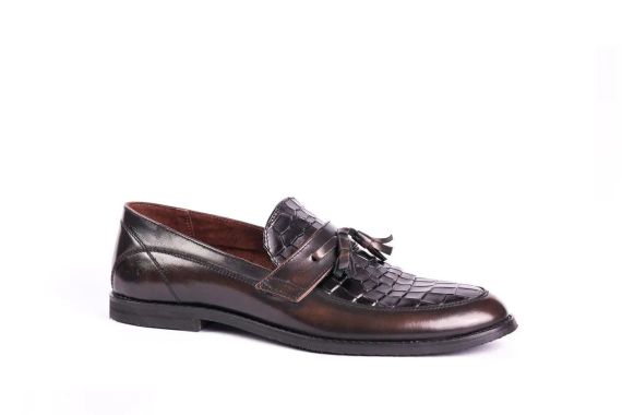 Туфли лоферы коричневые VadRus 43 размер | Зображення 1