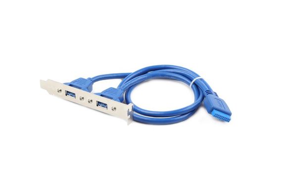 USB 3.0 розетка на кронштейні 10P CC-USB3-RECEPTACLE, довжина шнура 45см | Зображення 1