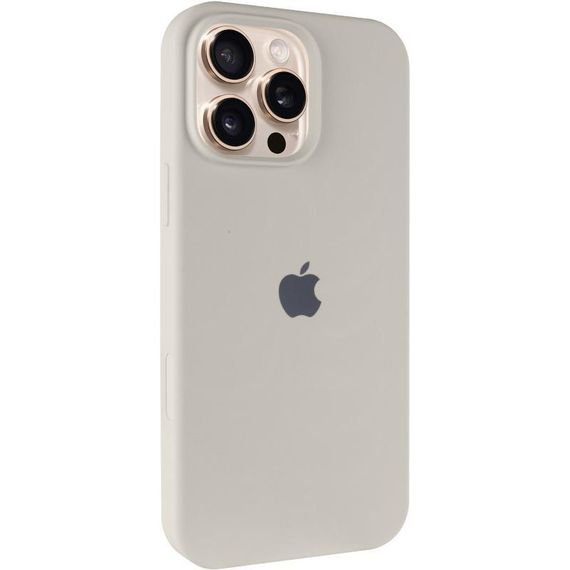 Чохол Silicone Case Full Protective (AA) для Apple iPhone 16 Pro Max (6.9") Бежевий / Antique White