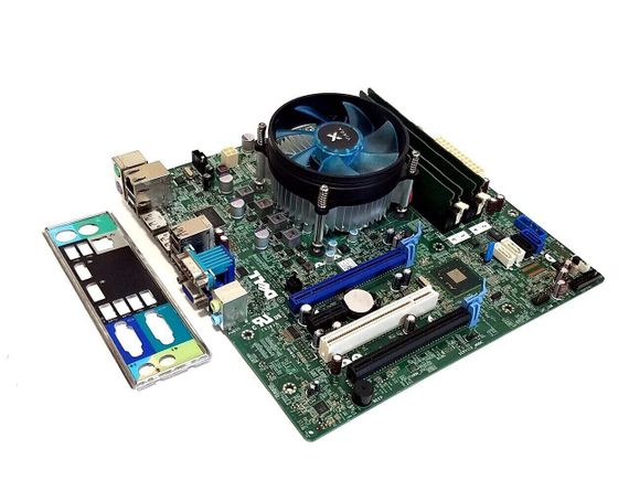 Комплект: Материнская плата Dell Optiplex 7010 MT / Intel Xeon E3-1230 v2 (4 (8) ядера по 3.3 - 3.7 GHz) / 16 GB DDR3 + Кулер Vinga Q4 б/у | Зображення 1