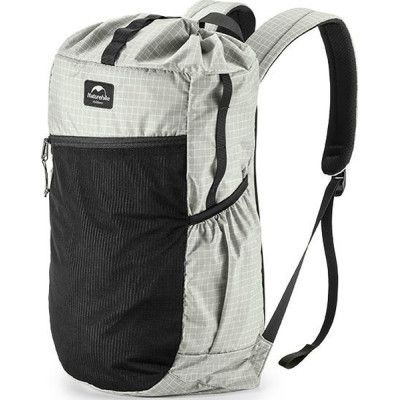 Рюкзак туристический Naturehike NH20BB206 20 л світло-сірий (6927595772775)