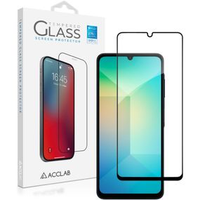 Стекло защитное ACCLAB Full Glue Samsung A06 Black (1283126598814)