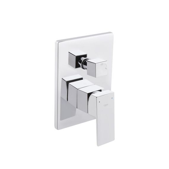 Душевая система универсальная Qtap Aquarius скрытого монтажа на два потребителя QTAQA64103NGC Chrome | Зображення 2