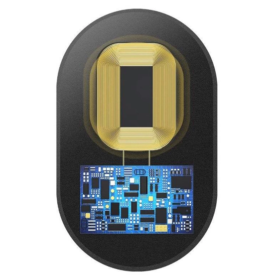 Модуль для беспроводного зарядного устройства для iPhone черный BASEUS | Зображення 5