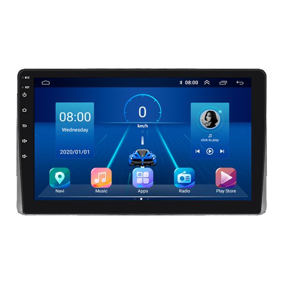 Штатна магнітола 9" Lesko для Toyota 4Runner IV Рестайлинг 2005-2009 4/64Gb/ 4G/ Wi-Fi/ CarPlay Тойота