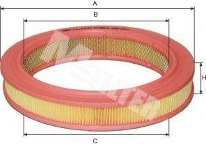 Фільтр повітряний (вир-во M-filter) MFILTER A384 на FORD FIESTA Mk II (FBD)