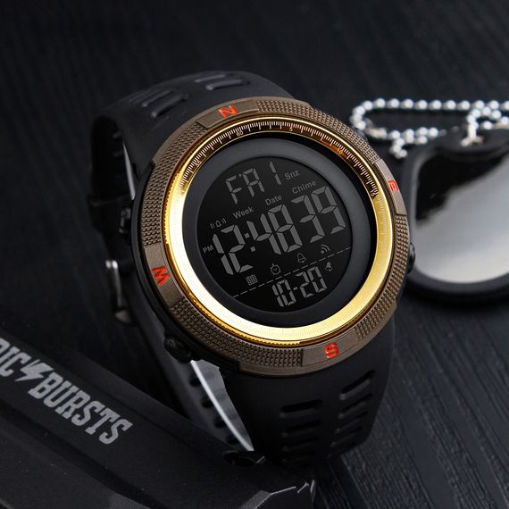 Чоловічий годинник Skmei 1251GD Gold | Зображення 3