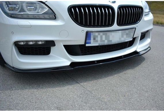 Передня Lip накладка DPT (Для M Performance, чорний глянець) для BMW 6 F12/F13/F06 2011-2018 рр | Зображення 2