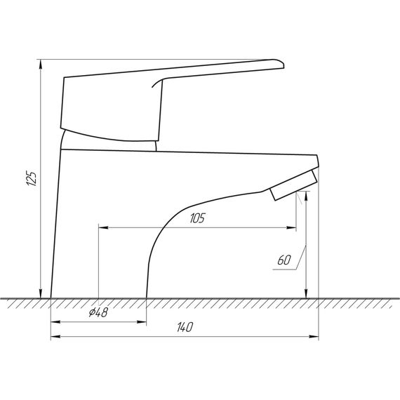 Змішувач для раковини DOMINO BLITZ DBC-101 | Зображення 1