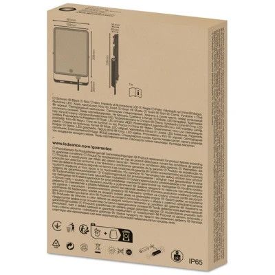 Прожектор LEDVANCE Flood ESSENTIAL SENSOR 50W 840 BK IP65 (4058075768390) | Зображення 6